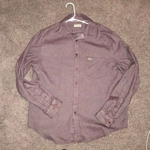 Lacoste button up shirt